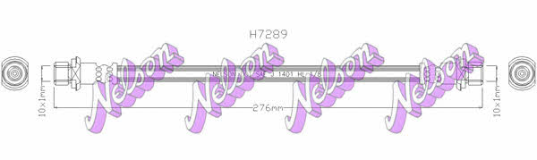 Brovex-Nelson H7289 Brake Hose H7289: Buy near me in Poland at 2407.PL - Good price!