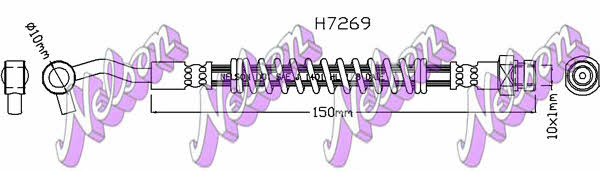 Brovex-Nelson H7269 Brake Hose H7269: Buy near me in Poland at 2407.PL - Good price!