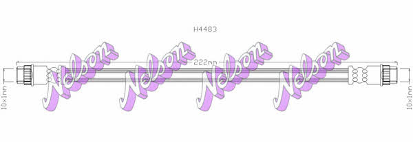 Brovex-Nelson H4483 Тормозной шланг H4483: Отличная цена - Купить в Польше на 2407.PL!