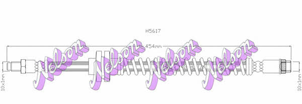 Brovex-Nelson H5617 Гальмівний шланг H5617: Приваблива ціна - Купити у Польщі на 2407.PL!