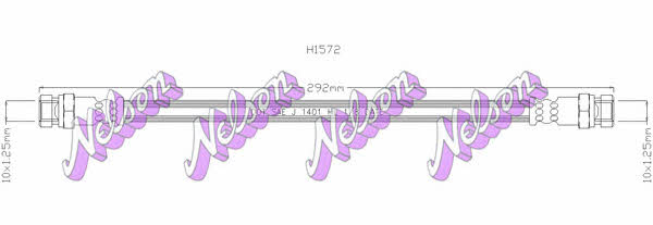 Brovex-Nelson H1572 Przewód hamulcowy elastyczny H1572: Dobra cena w Polsce na 2407.PL - Kup Teraz!