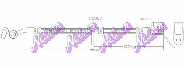 Brovex-Nelson H6982Q Bremsschlauch H6982Q: Bestellen Sie in Polen zu einem guten Preis bei 2407.PL!