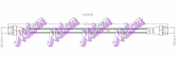 Brovex-Nelson H3495 Brake Hose H3495: Buy near me in Poland at 2407.PL - Good price!