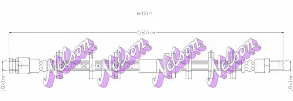 Brovex-Nelson H4014 Brake Hose H4014: Buy near me in Poland at 2407.PL - Good price!