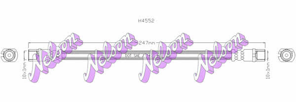 Brovex-Nelson H4552 Przewód hamulcowy elastyczny H4552: Dobra cena w Polsce na 2407.PL - Kup Teraz!