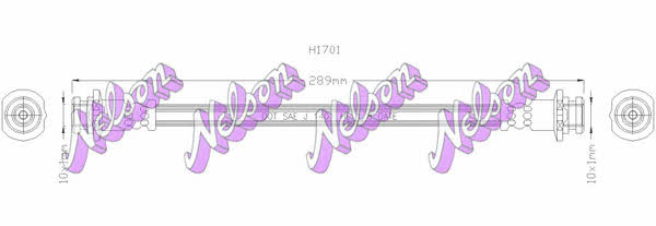 Brovex-Nelson H1701 Bremsschlauch H1701: Kaufen Sie zu einem guten Preis in Polen bei 2407.PL!