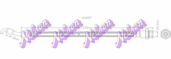 Brovex-Nelson H4897 Тормозной шланг H4897: Отличная цена - Купить в Польше на 2407.PL!