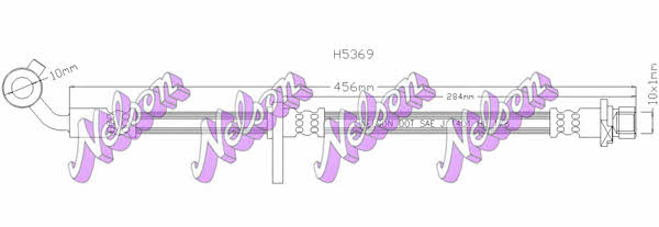 Brovex-Nelson H5369 Brake Hose H5369: Buy near me in Poland at 2407.PL - Good price!