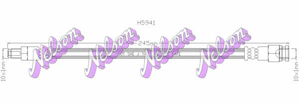 Brovex-Nelson H5941 Гальмівний шланг H5941: Приваблива ціна - Купити у Польщі на 2407.PL!