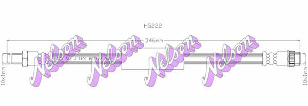 Brovex-Nelson H5222 Гальмівний шланг H5222: Приваблива ціна - Купити у Польщі на 2407.PL!