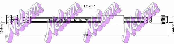 Brovex-Nelson H7622 Brake Hose H7622: Buy near me at 2407.PL in Poland at an Affordable price!
