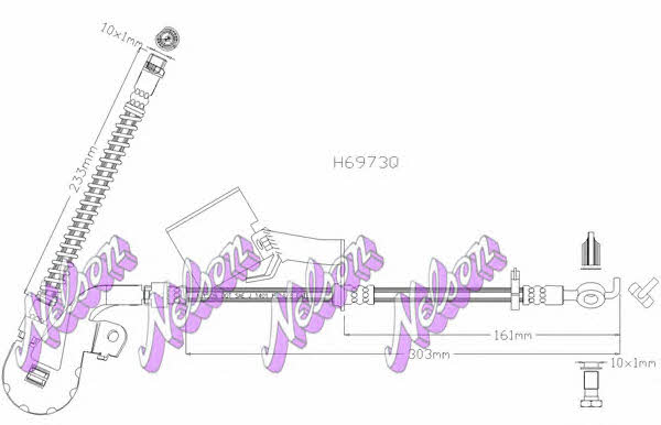 Brovex-Nelson H6973Q Bremsschlauch H6973Q: Kaufen Sie zu einem guten Preis in Polen bei 2407.PL!