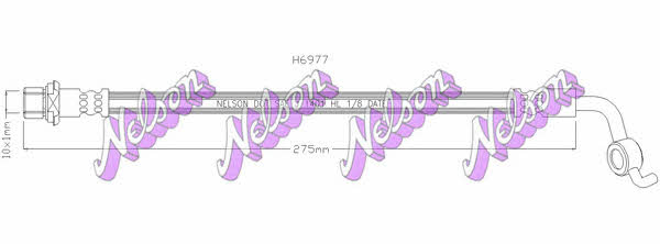 Brovex-Nelson H6977 Тормозной шланг H6977: Отличная цена - Купить в Польше на 2407.PL!