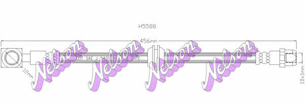 Brovex-Nelson H5588 Bremsschlauch H5588: Kaufen Sie zu einem guten Preis in Polen bei 2407.PL!