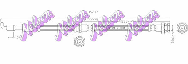 Brovex-Nelson H5737 Тормозной шланг H5737: Отличная цена - Купить в Польше на 2407.PL!