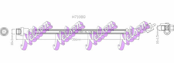 Brovex-Nelson H7108Q Przewód hamulcowy elastyczny H7108Q: Dobra cena w Polsce na 2407.PL - Kup Teraz!