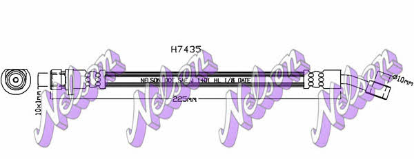 Brovex-Nelson H7435 Гальмівний шланг H7435: Приваблива ціна - Купити у Польщі на 2407.PL!