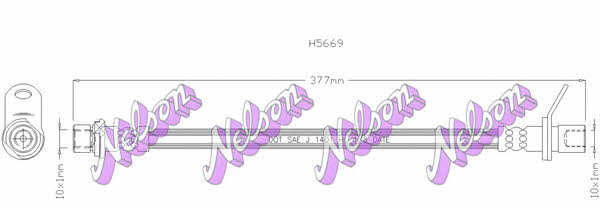 Brovex-Nelson H5669 Przewód hamulcowy elastyczny H5669: Dobra cena w Polsce na 2407.PL - Kup Teraz!