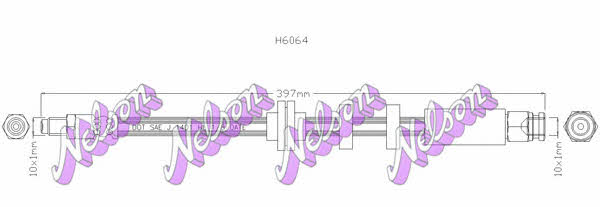 Brovex-Nelson H6064 Гальмівний шланг H6064: Приваблива ціна - Купити у Польщі на 2407.PL!