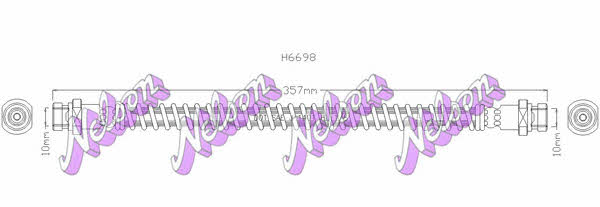 Brovex-Nelson H6698 Brake Hose H6698: Buy near me in Poland at 2407.PL - Good price!