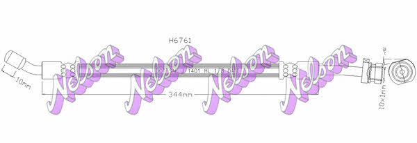 Brovex-Nelson H6761 Bremsschlauch H6761: Kaufen Sie zu einem guten Preis in Polen bei 2407.PL!