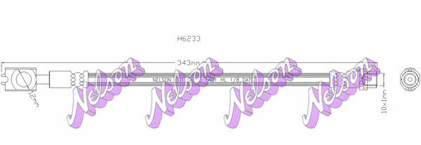 Brovex-Nelson H6233 Bremsschlauch H6233: Kaufen Sie zu einem guten Preis in Polen bei 2407.PL!