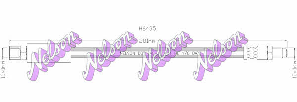 Brovex-Nelson H6435 Тормозной шланг H6435: Отличная цена - Купить в Польше на 2407.PL!