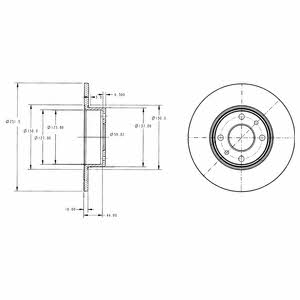 Dr!ve+ DP1010.11.0180 Диск гальмівний задній невентильований DP1010110180: Приваблива ціна - Купити у Польщі на 2407.PL!