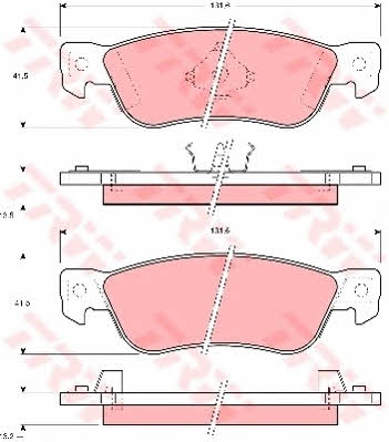 Dr!ve+ DP1010.10.0610 Brake Pad Set, disc brake DP1010100610: Buy near me in Poland at 2407.PL - Good price!