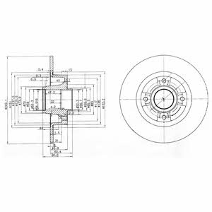 Dr!ve+ DP1010.11.0921 Rear brake disc, non-ventilated DP1010110921: Buy near me in Poland at 2407.PL - Good price!