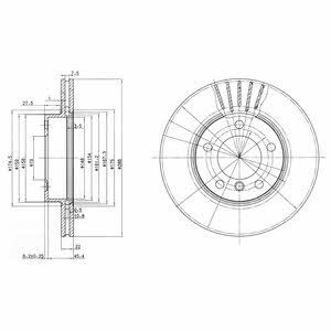 Dr!ve+ DP1010.11.0514 Front brake disc ventilated DP1010110514: Buy near me in Poland at 2407.PL - Good price!