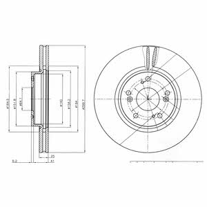 Dr!ve+ DP1010.11.0595 Innenbelüftete Bremsscheibe vorne DP1010110595: Kaufen Sie zu einem guten Preis in Polen bei 2407.PL!