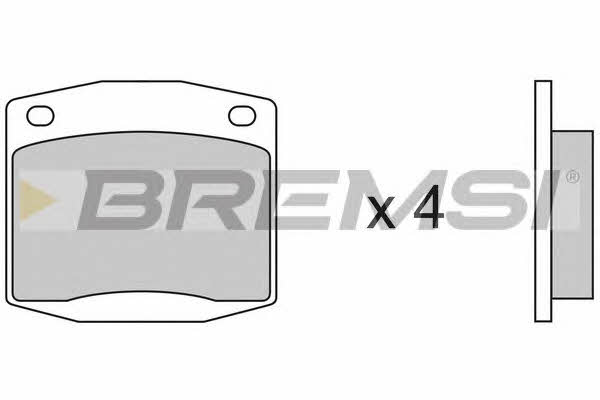 Bremsi BP2116 Brake Pad Set, disc brake BP2116: Buy near me in Poland at 2407.PL - Good price!