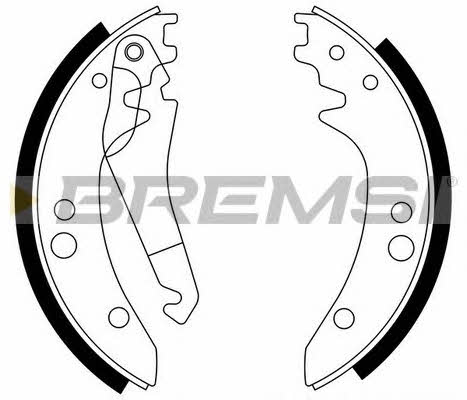 Bremsi GF0309 Колодки гальмівні стояночного гальма GF0309: Приваблива ціна - Купити у Польщі на 2407.PL!