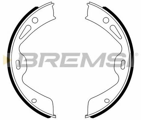 Bremsi GF0330 Parking brake shoes GF0330: Buy near me in Poland at 2407.PL - Good price!