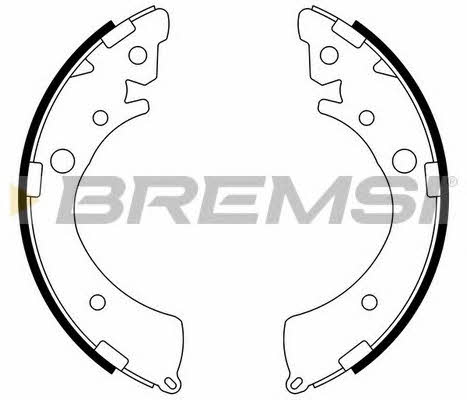 Bremsi GF0709 Brake shoe set GF0709: Buy near me in Poland at 2407.PL - Good price!