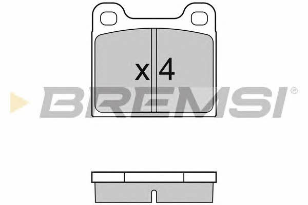 Bremsi BP2096 Brake Pad Set, disc brake BP2096: Buy near me in Poland at 2407.PL - Good price!