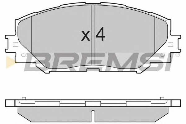Bremsi BP3251 Тормозные колодки дисковые, комплект BP3251: Отличная цена - Купить в Польше на 2407.PL!