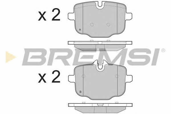Bremsi BP3450 Brake Pad Set, disc brake BP3450: Buy near me in Poland at 2407.PL - Good price!