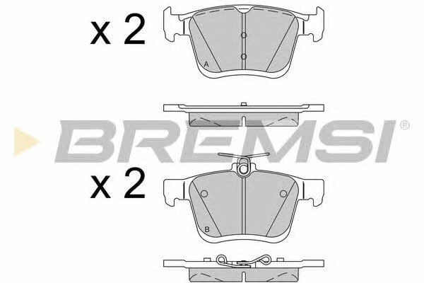 Bremsi BP3518 Brake Pad Set, disc brake BP3518: Buy near me at 2407.PL in Poland at an Affordable price!