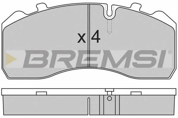 Bremsi BP7284 Тормозные колодки дисковые, комплект BP7284: Отличная цена - Купить в Польше на 2407.PL!