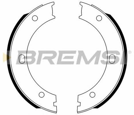 Bremsi GF0131 Parking brake shoes GF0131: Buy near me in Poland at 2407.PL - Good price!