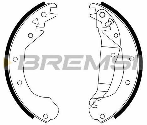 Bremsi GF0351 Brake shoe set GF0351: Buy near me in Poland at 2407.PL - Good price!