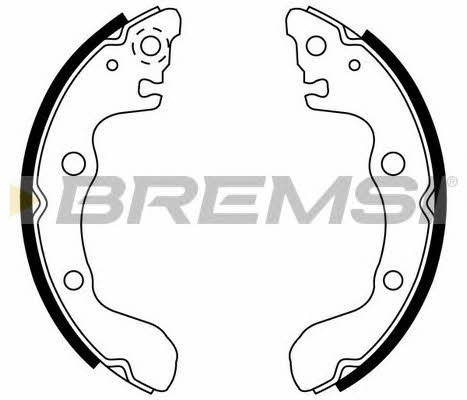 Bremsi GF0753 Колодки тормозные барабанные, комплект GF0753: Отличная цена - Купить в Польше на 2407.PL!