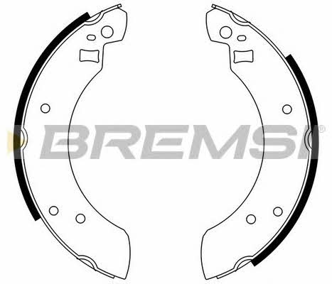 Bremsi GF0201 Колодки тормозные барабанные, комплект GF0201: Купить в Польше - Отличная цена на 2407.PL!