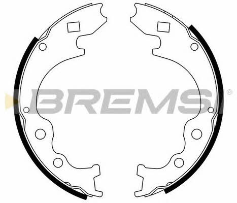 Bremsi GF0786 Parking brake shoes GF0786: Buy near me in Poland at 2407.PL - Good price!