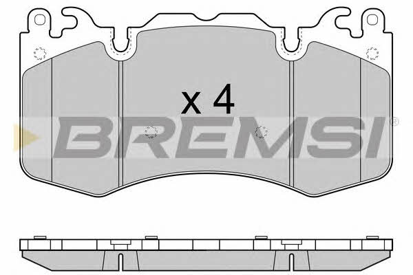 Bremsi BP3414 Brake Pad Set, disc brake BP3414: Buy near me in Poland at 2407.PL - Good price!