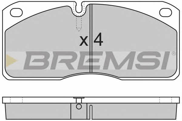 Bremsi BP7258 Brake Pad Set, disc brake BP7258: Buy near me in Poland at 2407.PL - Good price!