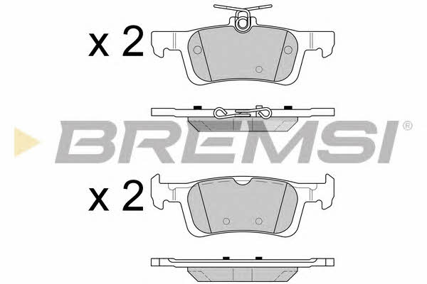 Bremsi BP3602 Brake Pad Set, disc brake BP3602: Buy near me in Poland at 2407.PL - Good price!