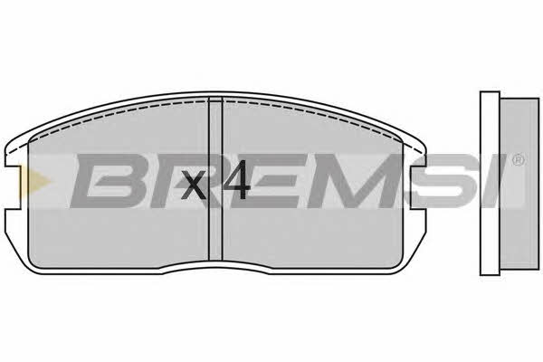 Bremsi BP2270 Brake Pad Set, disc brake BP2270: Buy near me in Poland at 2407.PL - Good price!